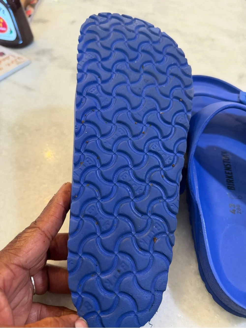 Birkenstock Royal Blue Two-Buckle EVA Sandals
